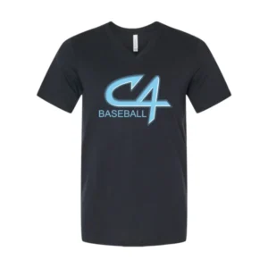 Channel Cats C4 Baseball Logo Adult V-Neck