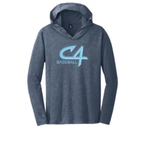 Channel Cats C4 Baseball Logo Adult Long Sleeve Hooded Tee