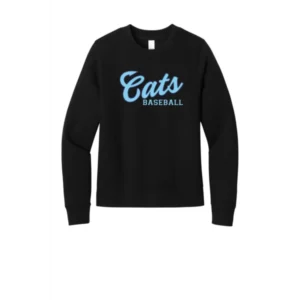 Cats Baseball Logo Ladies Sweatshirt
