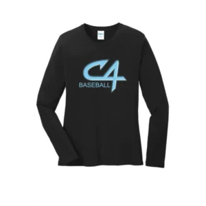 Channel Cats C4 Baseball Logo Ladies Long Sleeves