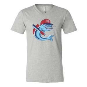 Channel Cats Catfish Logo Adult V-Neck