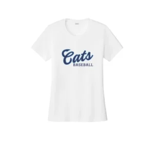 Cats Baseball Logo Ladies T-Shirt