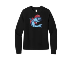 Channel Cats Catfish Logo Ladies Sweatshirt