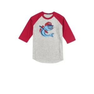 Channel Cats Catfish Logo Youth Baseball Tee