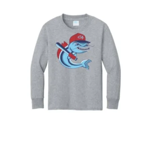 Channel Cats Catfish Logo Youth Long Sleeves