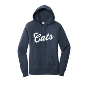 White Cats Logo Ladies Hoodie