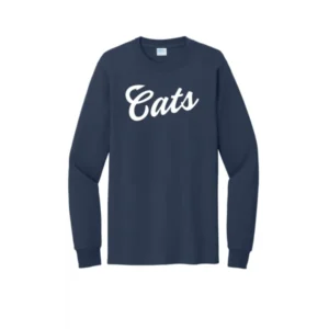 White Cats Logo Tall Long Sleeves