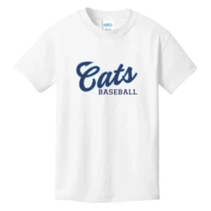 Cats Baseball Logo Youth T-Shirt