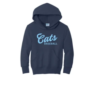 Cats Baseball Logo Youth Hoodie