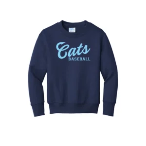 Cats Baseball Logo Youth Sweatshirt