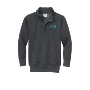 Channel Cats C4 Embroidery Youth Quarter Zip