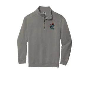 Channel Cats Catfish Embroidery Adult Quarter Zip