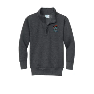 Channel Cats Catfish Embroidery Youth Quarter Zip